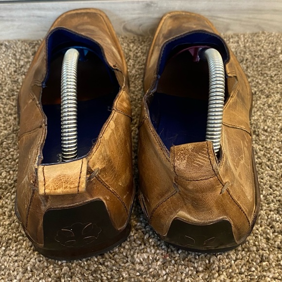 Mark Nason Rock Never Dies Brown Distressed Leather Loafers Shoes Size 10.5 - Picture 11 of 12
